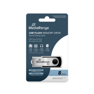 MEDIARANGE - Pendrive de 8 GB - 2.0
