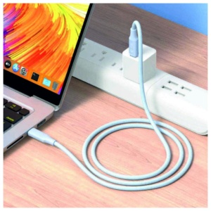 Cabo USB-C Macho / USB-C Macho 1m 60W PD Azul XO