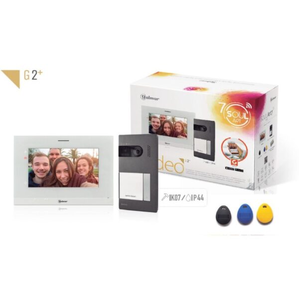 KIT VIDEO PORTEIRO SOUL S5110/ART 7W WI-FI| GOLMAR KIT VIDEO PORTEIRO SOUL S5110/ART 7W WI-FI| GOLMAR