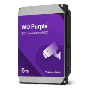 Armazenamento de vigilância intransigente As unidades WD Purple foram projetadas para enfrentar os desafios da gravação de vigilância por vídeo 24 horas por dia, 7 dias por semana. Essas unidades são projetadas especificamente para vigilância para ajudar a suportar as elevadas flutuações de calor e vibrações de equipamentos em ambientes NVR. Uma unidade de desktop comum é construída para funcionar apenas em intervalos curtos, e não no ambiente hostil, sempre ativo, 24 horas por dia, 7 dias por semana, de um sistema de vigilância de alta definição. Com as unidades WD Purple, obtém armazenamento confiável de classe de vigilância, testado quanto à compatibilidade numa ampla variedade de sistemas de segurança. A tecnologia exclusiva AllFrame™ ajuda a reduzir a perda de quadros e a melhorar a reprodução geral do vídeo. Armazenamento líder do setor. Vigilância em que pode confiar A Western Digital fornece armazenamento de nível de vigilância há mais de uma década. Com o armazenamento de vigilância WD Purple, as unidades são projetadas para sistemas de vigilância sempre ativos e em alta temperatura, para poder contar com vídeo de qualidade quando mais precisar. O WD Purple oferece armazenamento de vídeo inteligente em que pode confiar e com garantia limitada de 3 anos6. Tecnologia AllFrame™ exclusiva da Western Digital Todas as unidades WD Purple são equipadas com tecnologia AllFrame™, que ajuda a reduzir quedas de quadros de vídeo e melhora a gravação e reprodução de vídeo. Várias câmaras, vários streams Os gravadores modernos agora suportam vários fluxos de vídeo por câmara. As unidades WD Purple suportam até 64 câmaras HD de fluxo único5. Com tantas opções, tem flexibilidade para atualizar ou expandir os seus aplicativos de segurança no futuro. Projetado para soluções de vigilância Com um MTBF de até 1 milhão de horas3, as unidades WD Purple são projetadas para DVRs e NVRs de vigilância convencionais que operam 24 horas por dia, 7 dias por semana. Com componentes resistentes a manchas7 e suporte em sistemas de armazenamento com mais de oito compartimentos de unidade4, as unidades WD Purple oferecem operação confiável mesmo em ambientes adversos. Ampla compatibilidade. Integração perfeita Os discos rígidos WD Purple são construídos com a compatibilidade em mente, para poder adicionar capacidade ao seu sistema de vigilância de forma rápida e perfeita. Com uma ampla variedade de gabinetes e chipsets líderes do setor suportados, certamente encontrará a configuração de DVR ou NVR certa para si. Garantia limitada de três anos